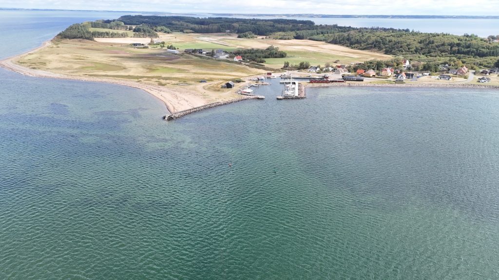 Venø - Betonntes Fahrwasser