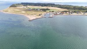 Venø-Hafen - Fahrwasser nach aus west-süd-westlicher Richtung
