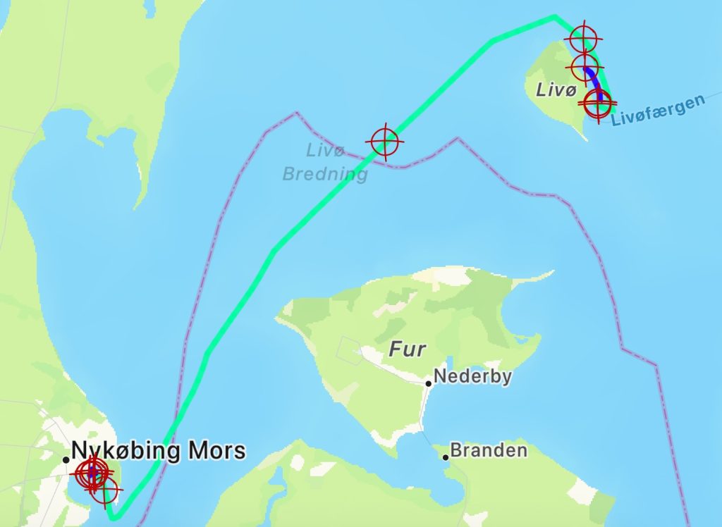 Route Nykøbing – Livø, 23. August 2026 (