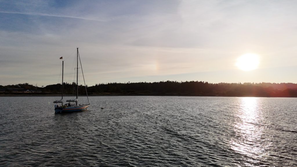 Livø - über Nacht an Mooring-Boje