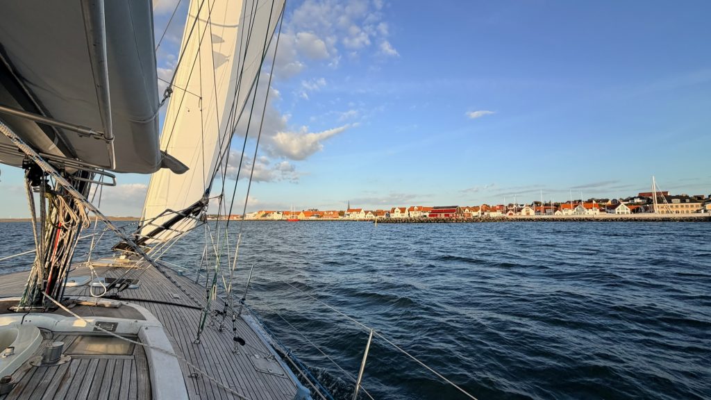 Løgstør: Fahrwasser mit Blick auf Ort