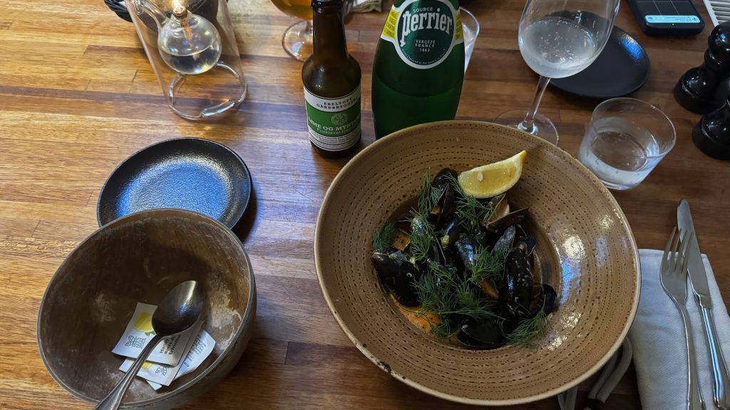 Ebeltoft - Restaurant Stockfleth: Muscheln