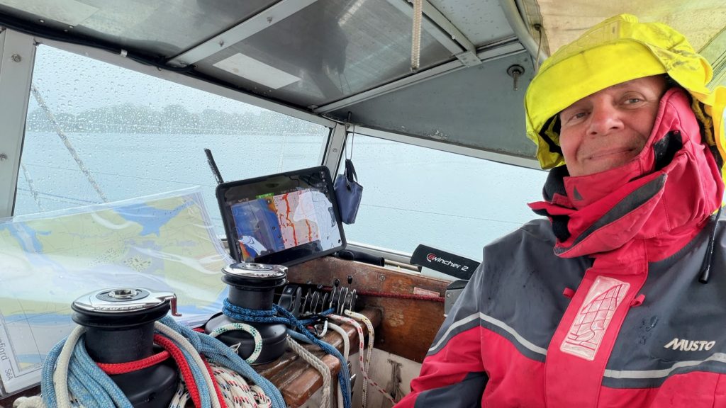 Gemütliche Navigationsecke - so lässt sich der Regentag aushalten